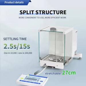 High Precision Electronic Balance Scale with Linear Error ±0.1mg and Accuracy 0