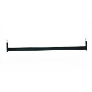 SGS Chrome Finish Black 3m Rod Rails For Wardrobe