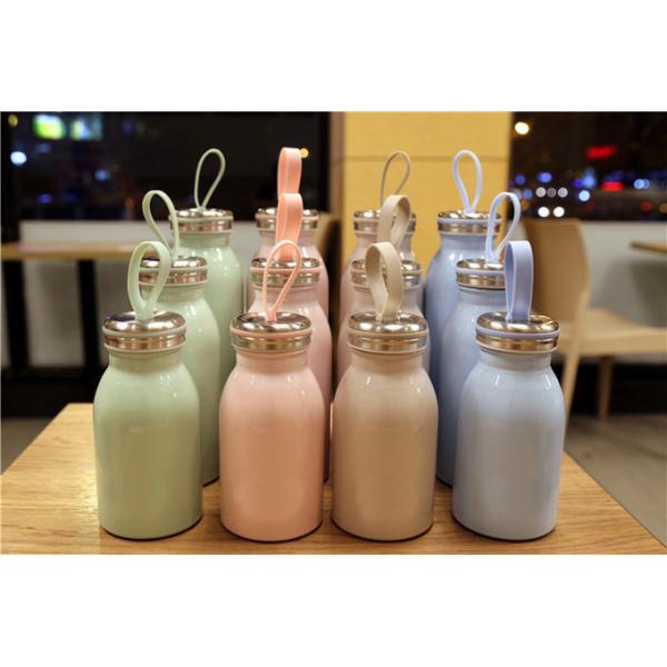 Buy Small 11OZ Double Wall Insulated Water Bottle / Stainless Steel Thermos Bottle at wholesale prices