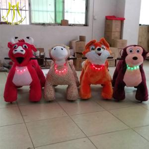 Hansel wholesales plush animal toy car dinosaur 24 volt ride on toy for kids