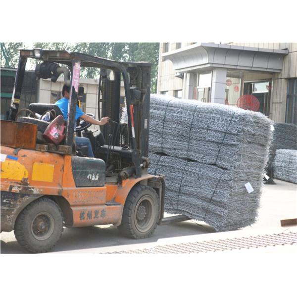 Gabion Wall Mesh With Zinc Or Galfan Coating ≥230g/m2 Length 1m-6m Weather Resistant