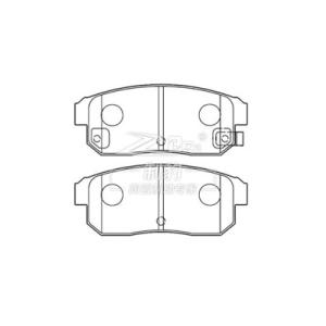 China Nissan CEFIRO A33 Rear Ceramic Brake Pads D900 , 44060-4U092 on sale