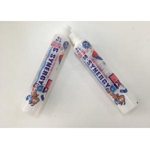 Screw Cap D28 * 133.4mm Toothpaste Tube Eco - Friendly , 28mm Diameter