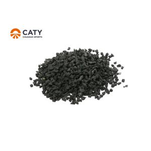 black Nontoxic Rubber Playground Pellets Wear Resistant Practical