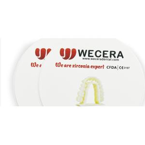 Quality 1200 Mpa Multilayer Zirconia Dental Material 98*18mm Super High Translucency for sale