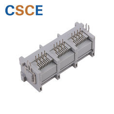 90 Degree RJ45 Modular Jack 3 Port Ethernet Jack 5225 Series Rated Voltage 125V