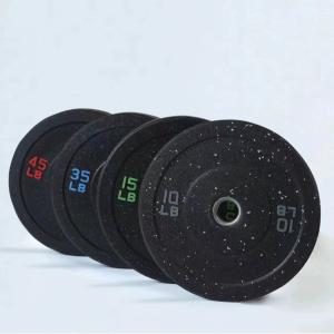 Iron Coated Urethane Olympic Plates Customized Urethane Weight Plates 20kg