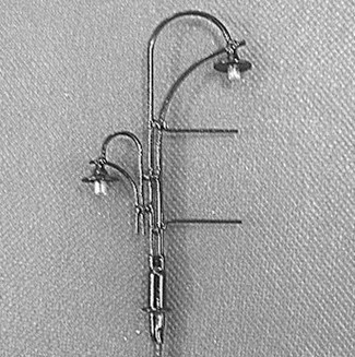 model metal lamp,model accessories,scale lamp post,architectural model lamppost