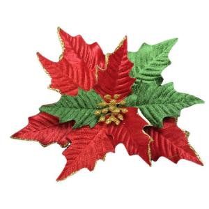 Rongflower Christmas Artificial Flowers Greenery Combo Box Set Silk Flowers Rose