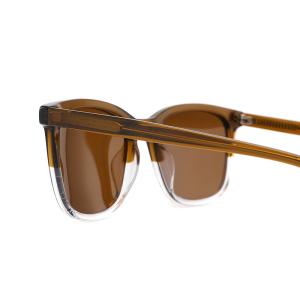 Square Shape retro eyewear sunglasses Classic Transparent Polarized Sunglasses