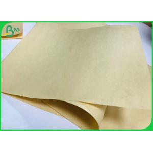 Biodegradable Bamboo Pulp Paper 70g 90g Brown Packaging Paper For Food Wrapper