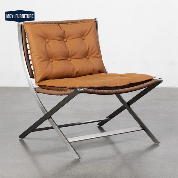 Arm Chair Modern Italian Chair Designer Vintage Genuine Leather Living Room Minimalist Designer Sofa Chair Electric No