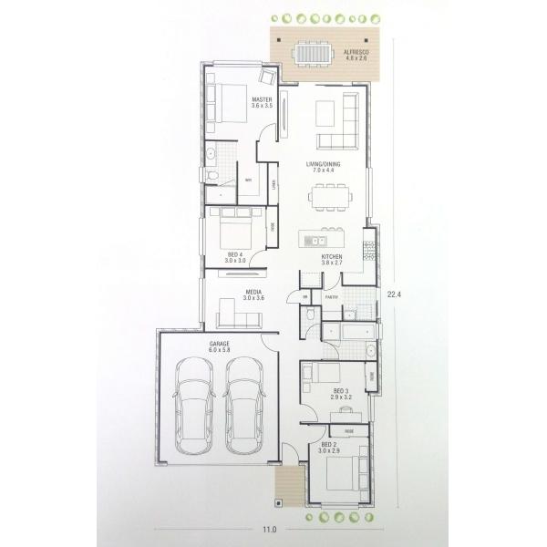 Cheap Home Prefabricated Light Steel System House Single Storey Villa with Garage