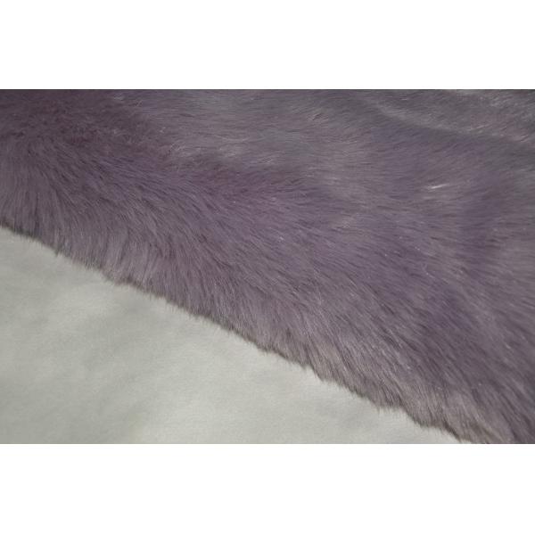 Buy Jacquard 150cm Long Hair Fake Fur Fabric Patterned 100%AC at wholesale prices