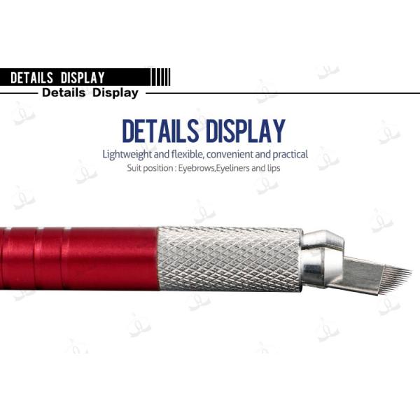 Permanent Makeup Manual Tattoo Pen Red 3D Embroidery Eyebrow Hand Tool OEM