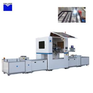 Quality Single/Double Group Compatible Automatic Assembly Line for Prism Battery Modules for sale