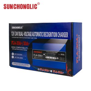 Automatic 20a Lifepo4 Battery Charger With Lcd Voltage Monitoring