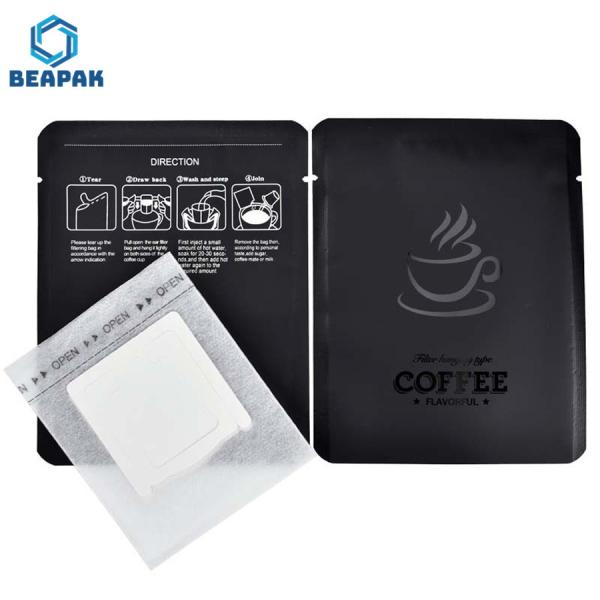 Buy Customized Design Aluminum Foil Drip Coffee Packets at wholesale prices