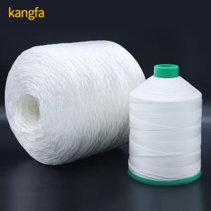 High Tenacity 20 100% Spun Polyester Yarn 420D/3 in Raw White with 1.25g Weight