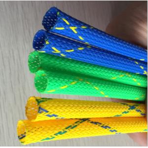 Flame Resistance PET Expandable Braided Sleeving Management Flexible Electric