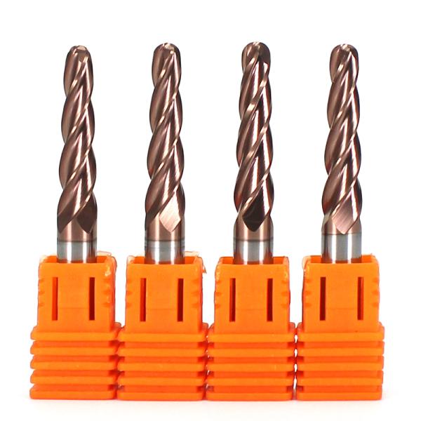 High Quality Customizable Carbide 4Flute 6mm R 1.0 CNC Engraving Bit for