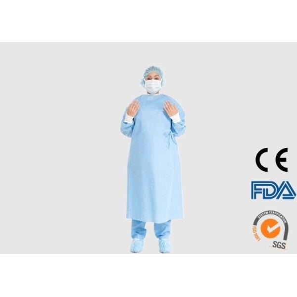 Dust Proof Disposable Medical Scrubs , Anti Blood Disposable Dental Gowns