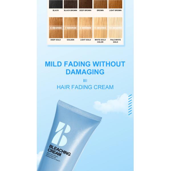 Factory Supply Low-Damage Effective Permanent Hair Bleaching Cream with Peroxide Developer Hair Color Product