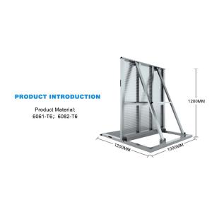 Custom Aluminum Alloy Crowd Control Barricade For Stadium Catwalk