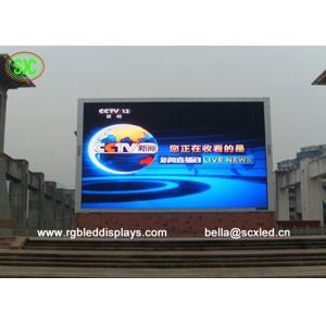 Full Color Die-Cast Aluminum Advertising Outdoor LED Display 10mm Pixel Pitch 3