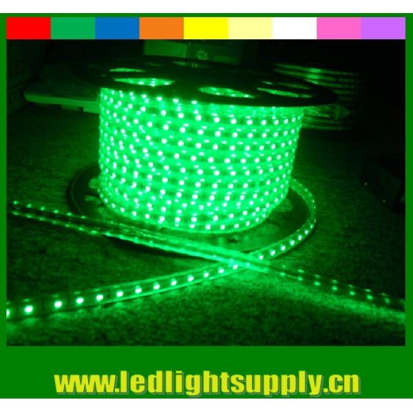 High lumen SMD5050 220V waterproof IP65 led neon flexible strip green