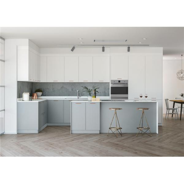 Buy Modern Style ODM Lacquer Finish Kitchen Cabinet Set White Carcase at wholesale prices