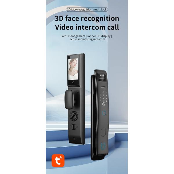 Buy Video Intercom Tuya Wifi Doolock 3D Face Automatic Camera Lock 6068mortise Cerradura For Home Security at wholesale prices