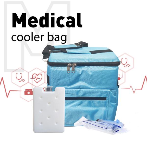 Insulation Cooler Bag With Ice Packs For Temperature-Sensitive Products Blood