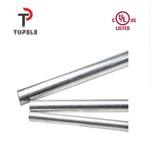 Buy EMT Electerical Pipes Steel Metallic Hot Dipped Galvanized at wholesale prices