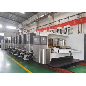Flexo Corrugated Box Printing Machine With Lead Edge Feeder Auto Control