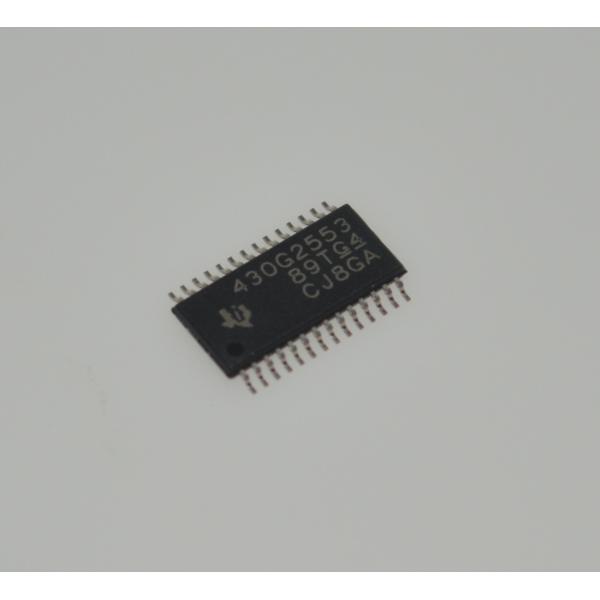 Buy MSP430G2553IPW28R: 16MHz 16-bit Ultra-Low-Power MCU with 16KB Flash, 512B RAM, 10-bit ADC, Timer, UART/SPI/I2C, On-chip Emulation and Extended Temp Range for Embedded Systems at wholesale prices