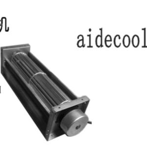 40mm Black Tangential Fans Blowers , 12V 24V 48V Fireplace Vent Fan