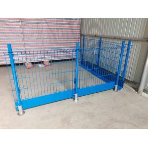 Quality Blue Q195 Steel Edge Safety Fence Powder Coated for sale