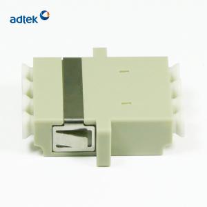 1000mating LC Quad Adapter , Multimode Fiber Optic Coupler