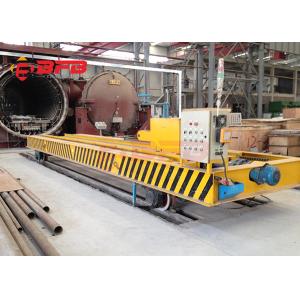 Electric Rail Traverser Battery Transfer Cart For Structural Parts Handling