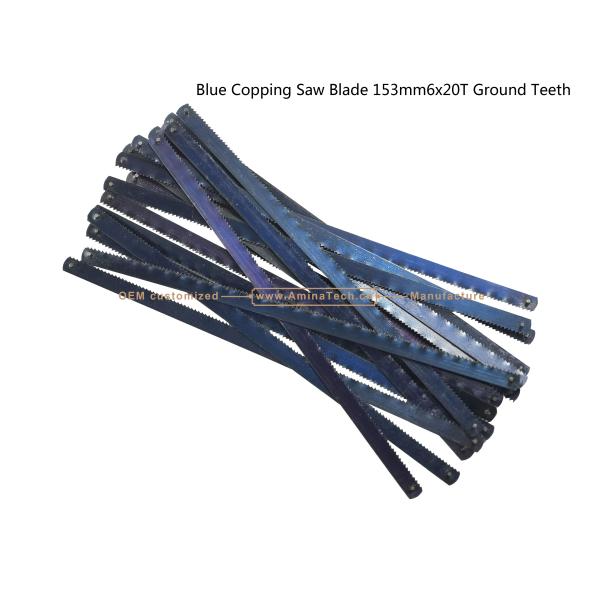 Blue Copping Saw Blade 153mm6x20T Ground Teeth Cutting wood,Plastic,Low-hardness metal