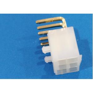 Conn 6pos Header Connector With Plastic Post Dual Row Gold Plated