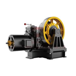 Quality 1.0 M/S Geared Traction Machine With DC110V Cargo Lift Traction Machine for sale