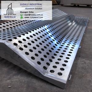 SUDALU 1100, 3003 series Aluminum Perforated Panel with Various Shapes for