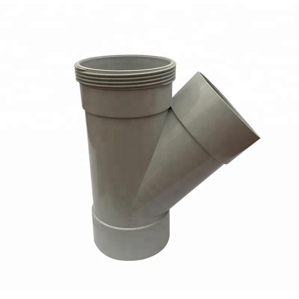 White Color Oxygen Concentrator Parts PVC Drainage Pipe Fitting Mould