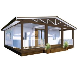 Modern Design Customized Color Detachable Prefab Container House with 2 3