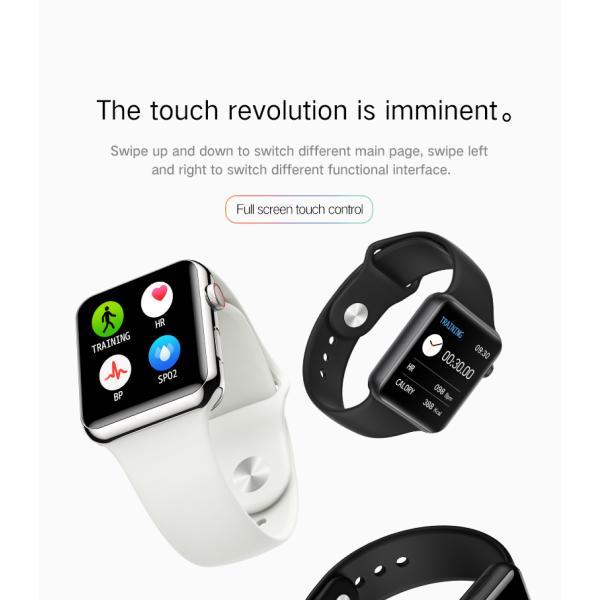 P12 A1 Slider Blood Pressure Smart Sports Watch Silicone Amazfit Gts 2 Mini