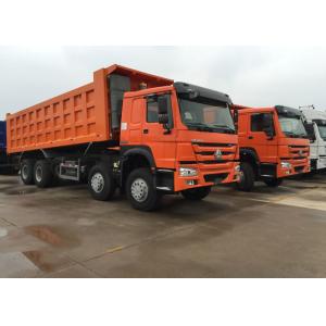 Low Fuel Consumption Efficient Tipper Dump Truck 371HP 8x4 RHD SINOTRUK HOWO