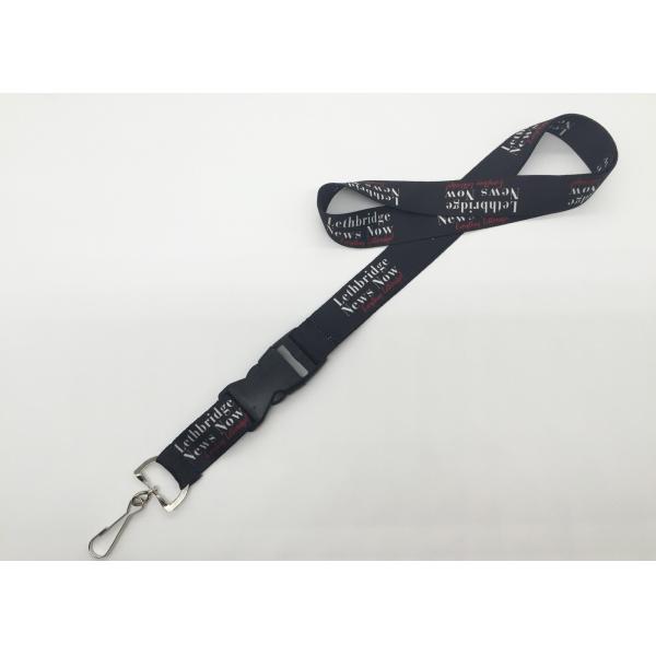 Recycled Heavy Duty Lanyard / Dye Sublimation Lanyards With Portable Phone Attach