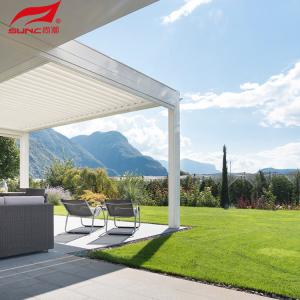 Smart Remote Controlled Aluminum Garden Pergola Waterproof Windproof Gazebo